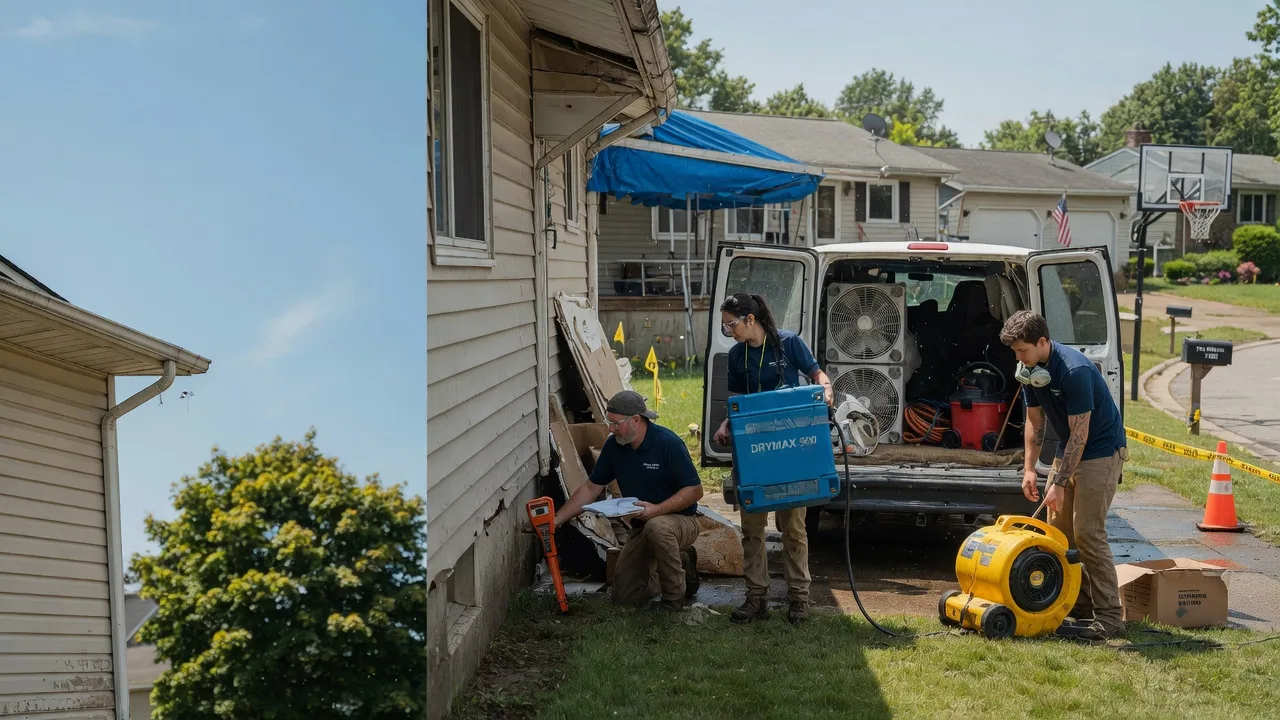 Ceiling Leak Cleanup in Bowling Green, IN near me
